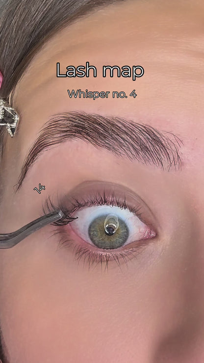 Samoprzylepne Kępki Rzęs - Whisper No. 4